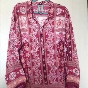 Johnny Was boho blouse
